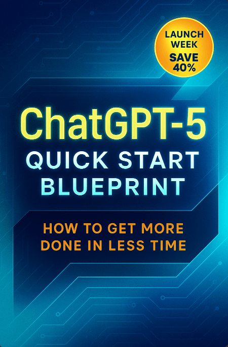 Cover of ChatGPT Quick Start Blueprint by James William Boyce