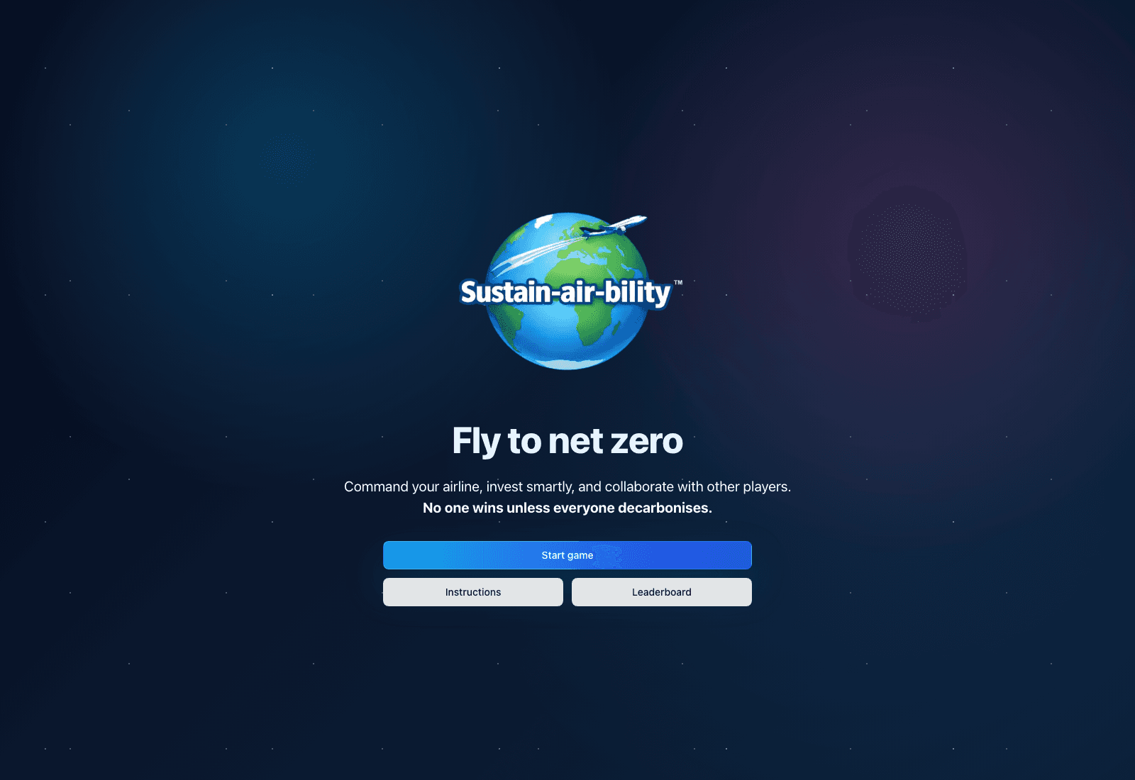Sustain-air-bility strategy game screen